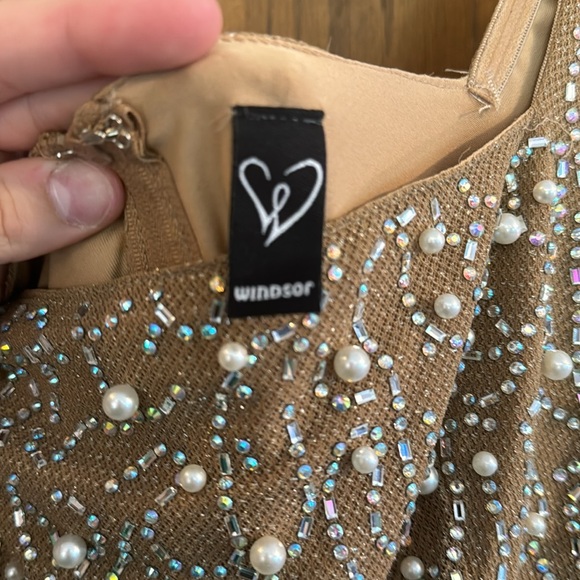 Hand beaded Homecoming Dress - Picture 6 of 8